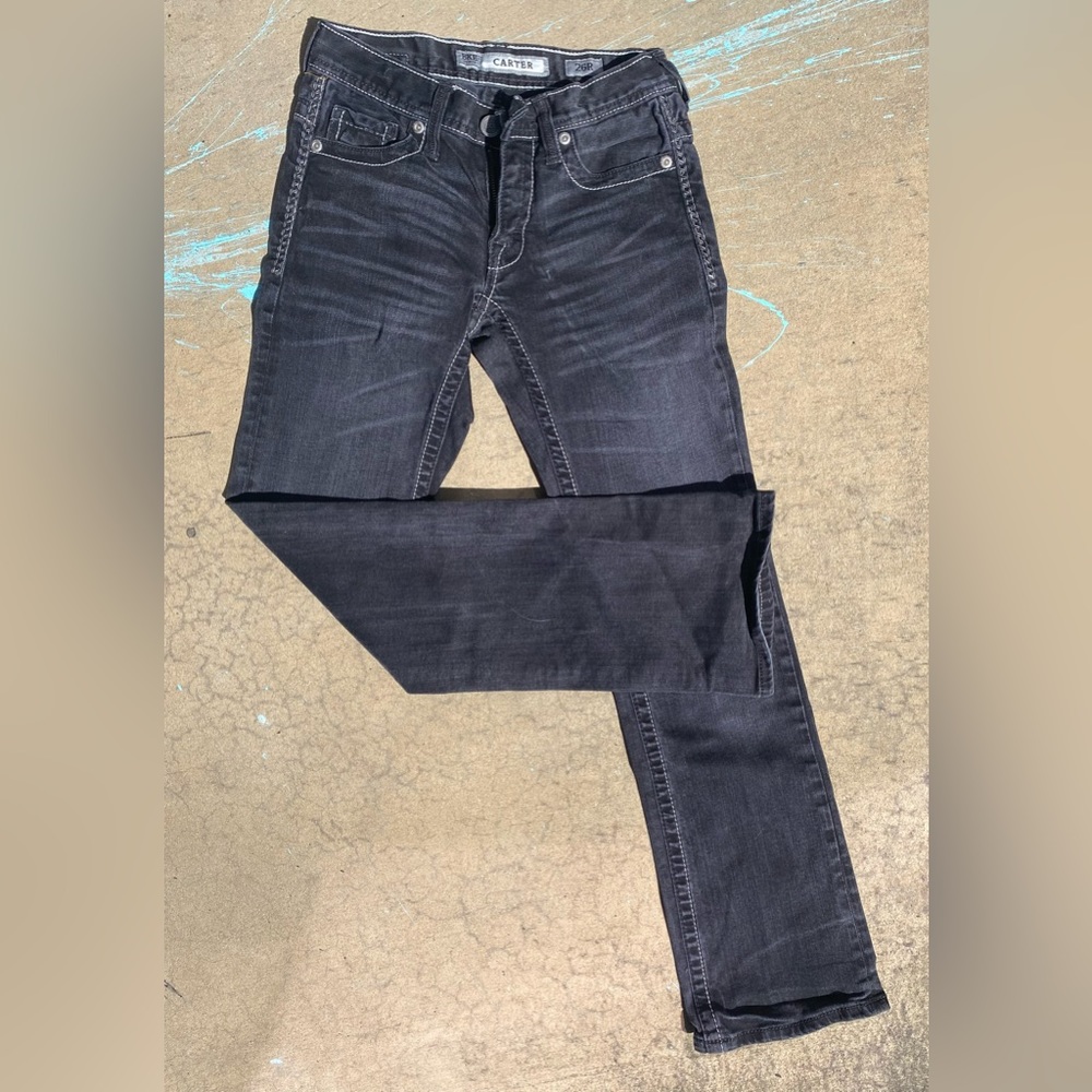 Men’s black denim jeans